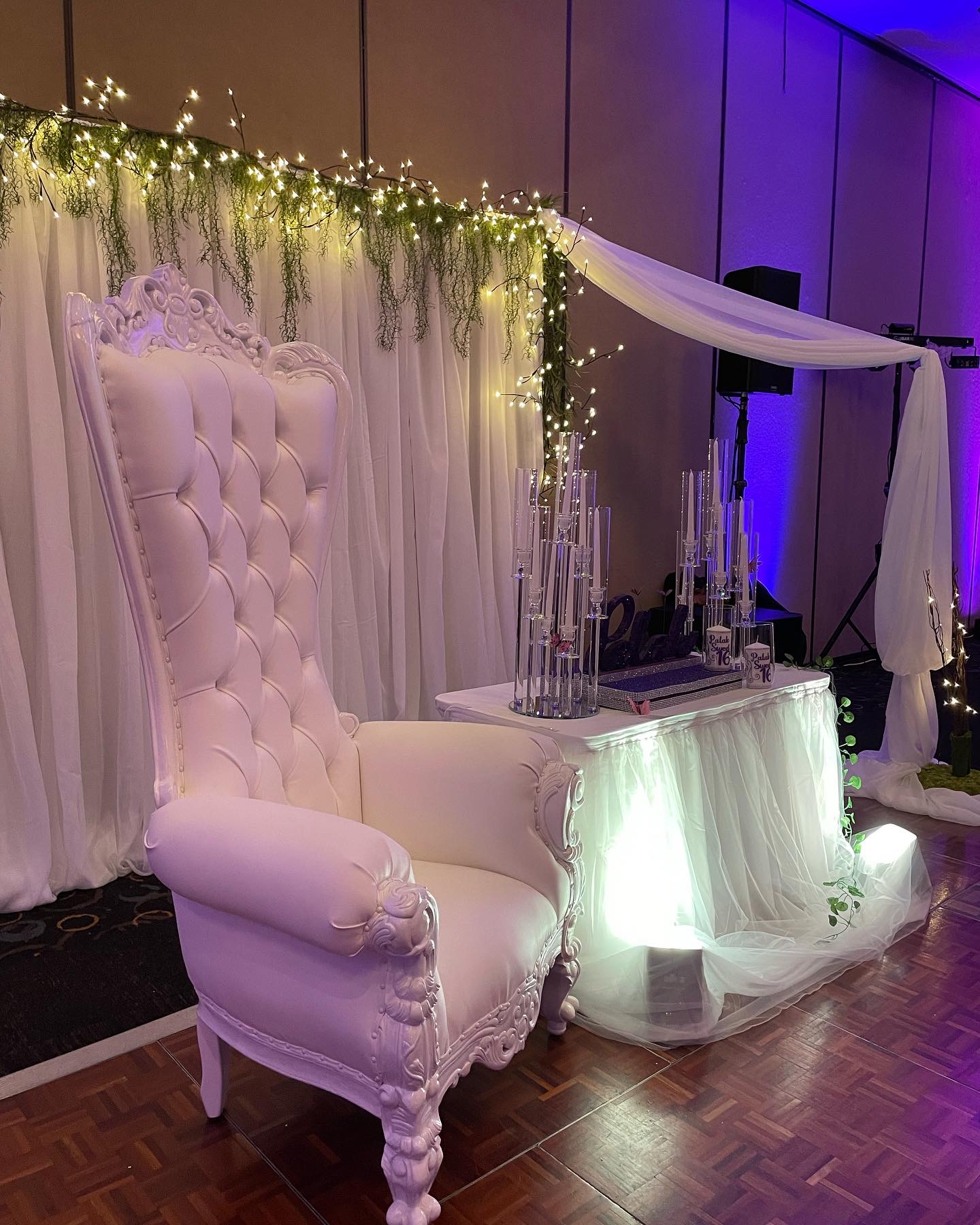 Throne and Backdrop